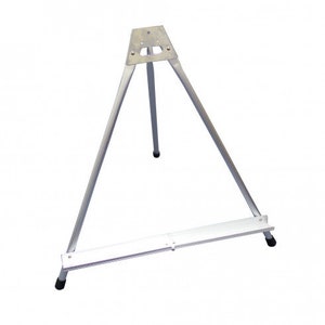 Artist Portable Adjustable Steel Folding Metal Easel , Carry Case  Adjustable to Go Flat or on an Angle Adjustable Height Folding Legs. 