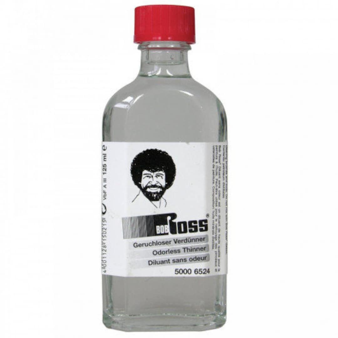 Bob Ross Odourless Thinner for Oil Painting 125ml Bottle Etsy UK