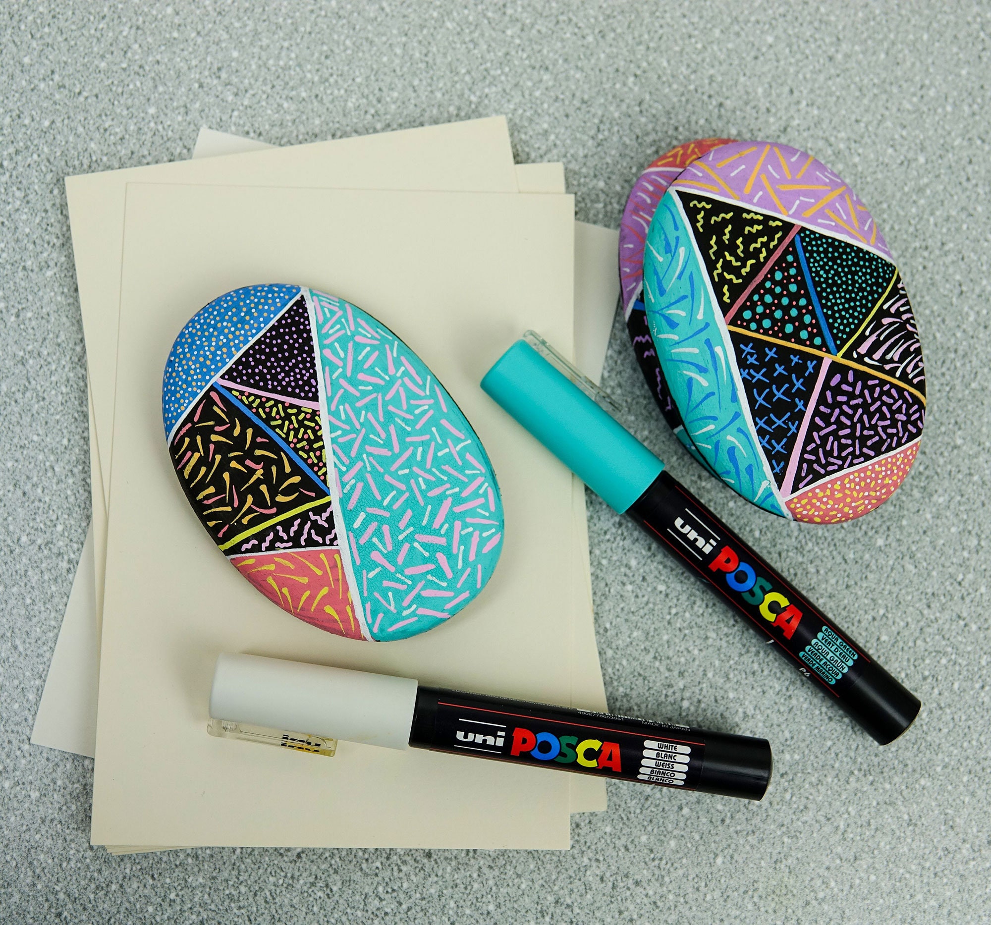 The Posca Marker Is The Perfect Pen to Use for Painting on Rocks