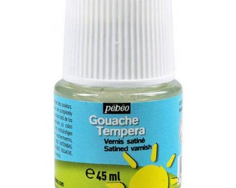 Vernice satinata all'acqua Pebeo per tempera, guazzo, acquerello 45 ml