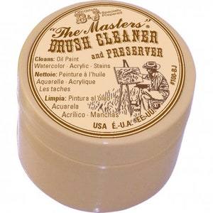 Original B&J The Masters Brush Cleaner and Preserver 1 Oz