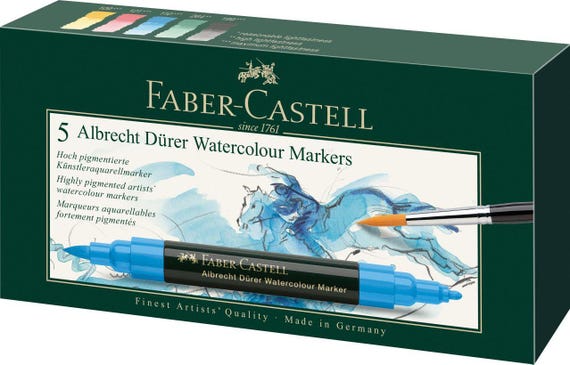 Faber-Castell Albrecht Durer Watercolour Markers Set of 5