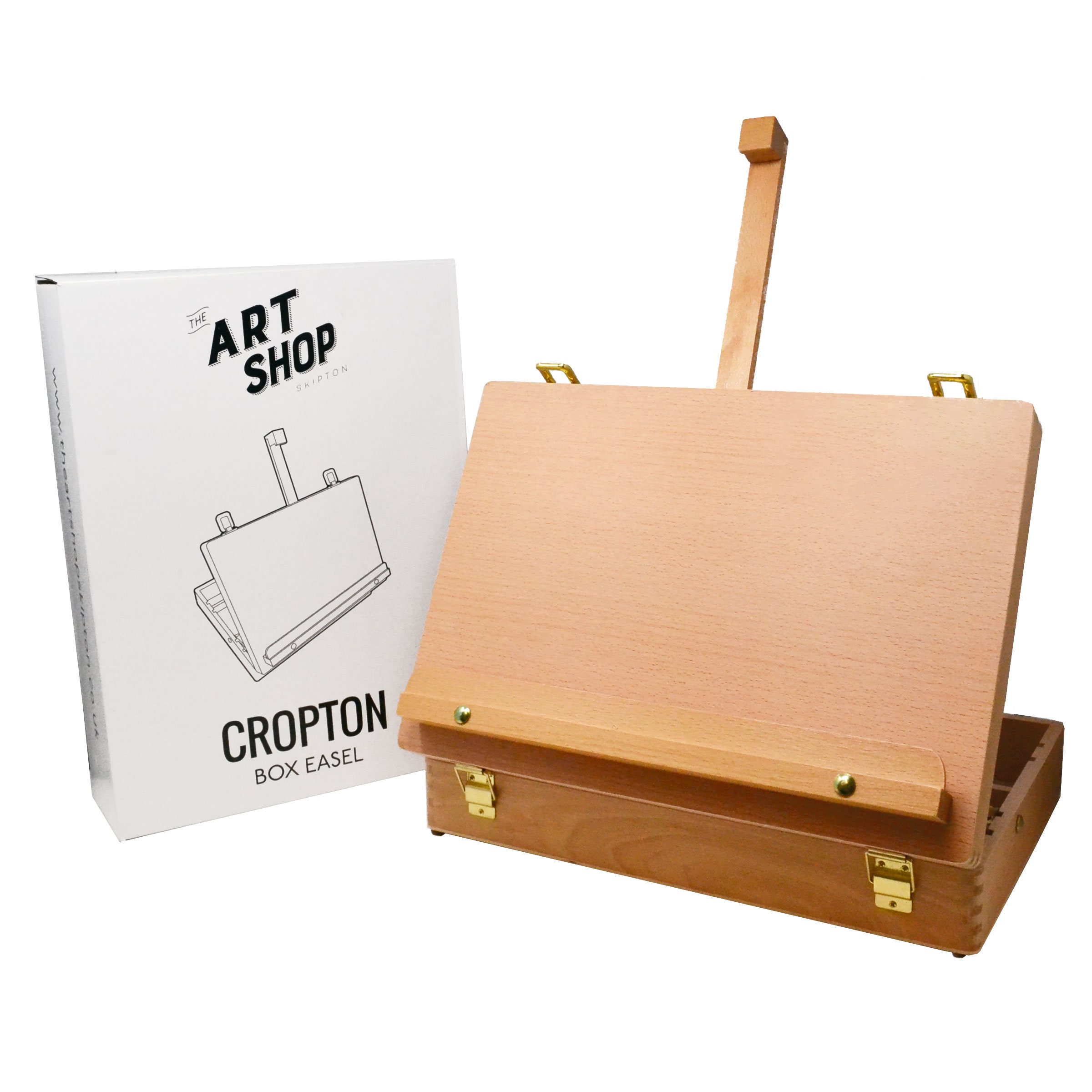 Wooden Tripod Art Easel Portable Sketch Drawing Box Artist Painting Foldable