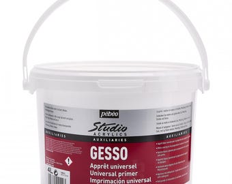 Pebeo Studio Acrylic White Gesso Primer 4 Litre