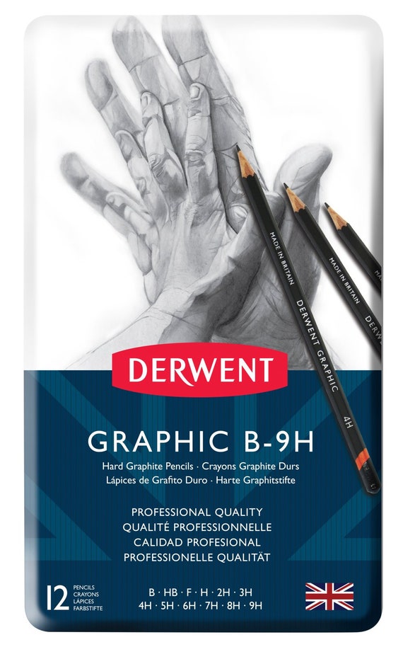 Professional 12/20 Sketch Pencil Set 9H-9B Graphite Shading