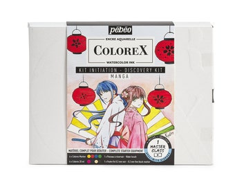 Kit de descubrimiento de manga con tinta de acuarela Pebeo Colorex