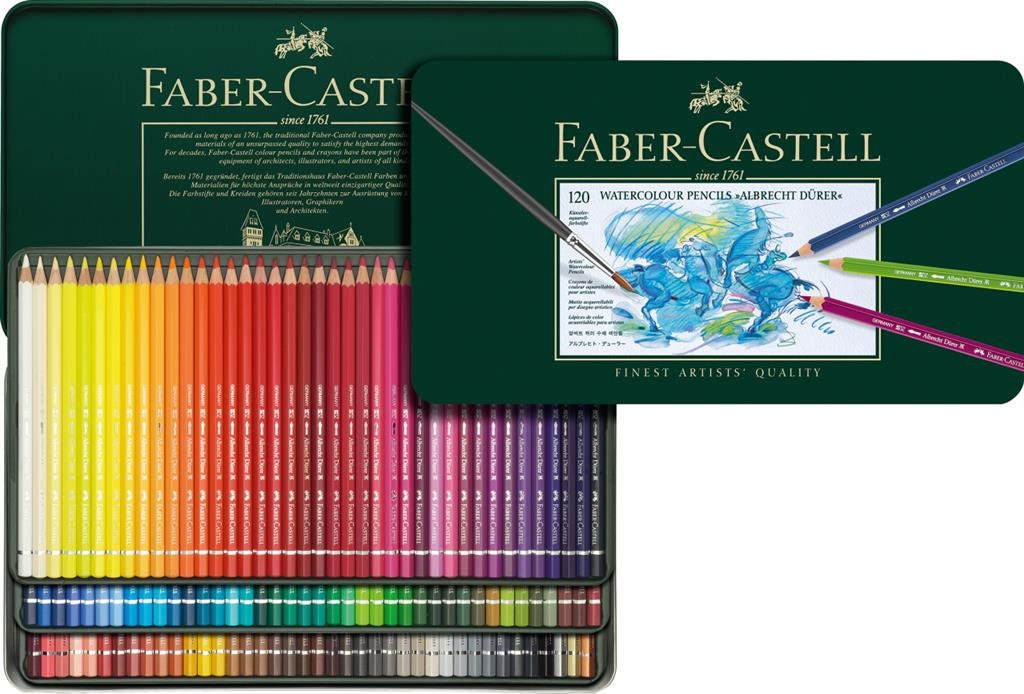 Castle Art Supplies 120 Colored Pencils 120 Count (Pack of 1), Multicolour