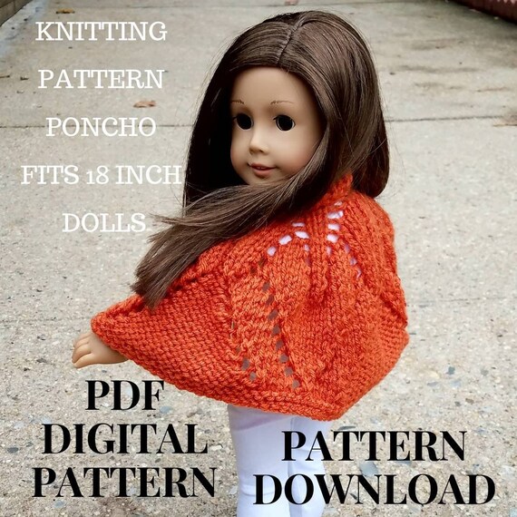 doll poncho pattern