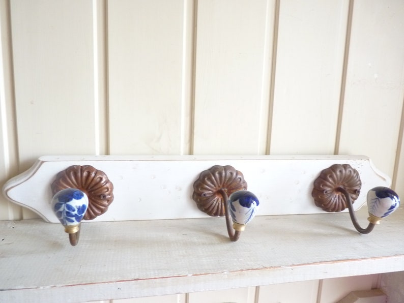Coat hooks towel hooks shabby Chic decor farmhouse decor Etsy