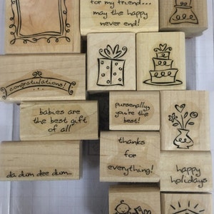 Stampin ' UP salutations encadrées
