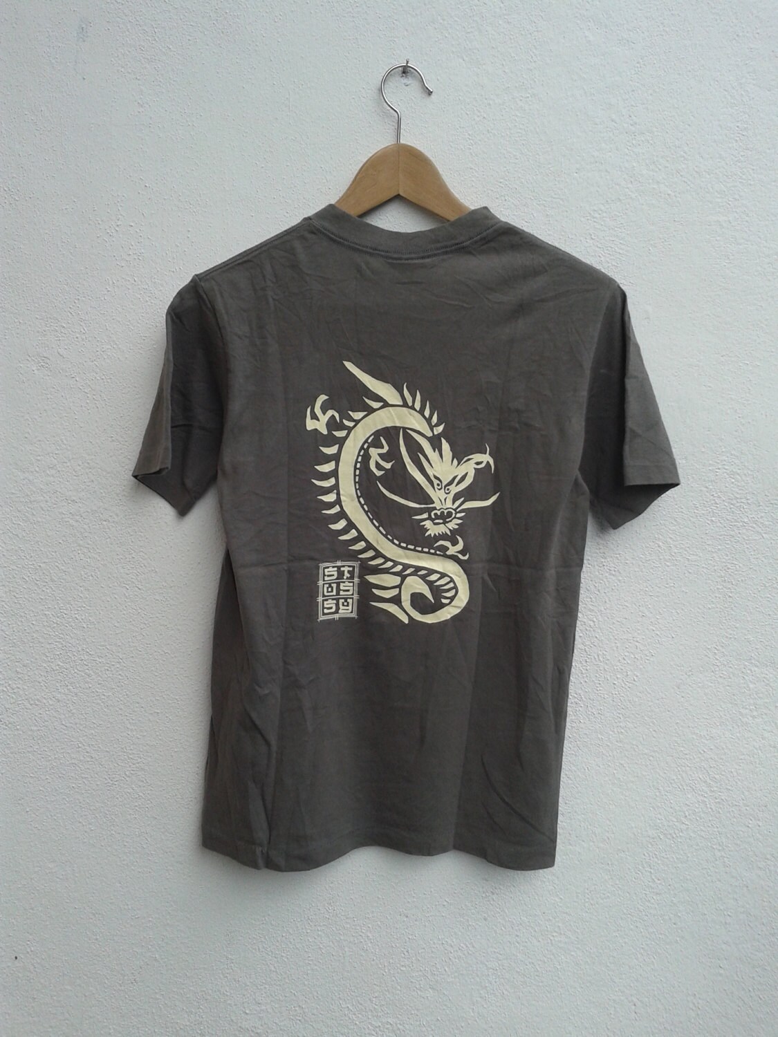 Vintage 90s STUSSY Dragon Graphic 