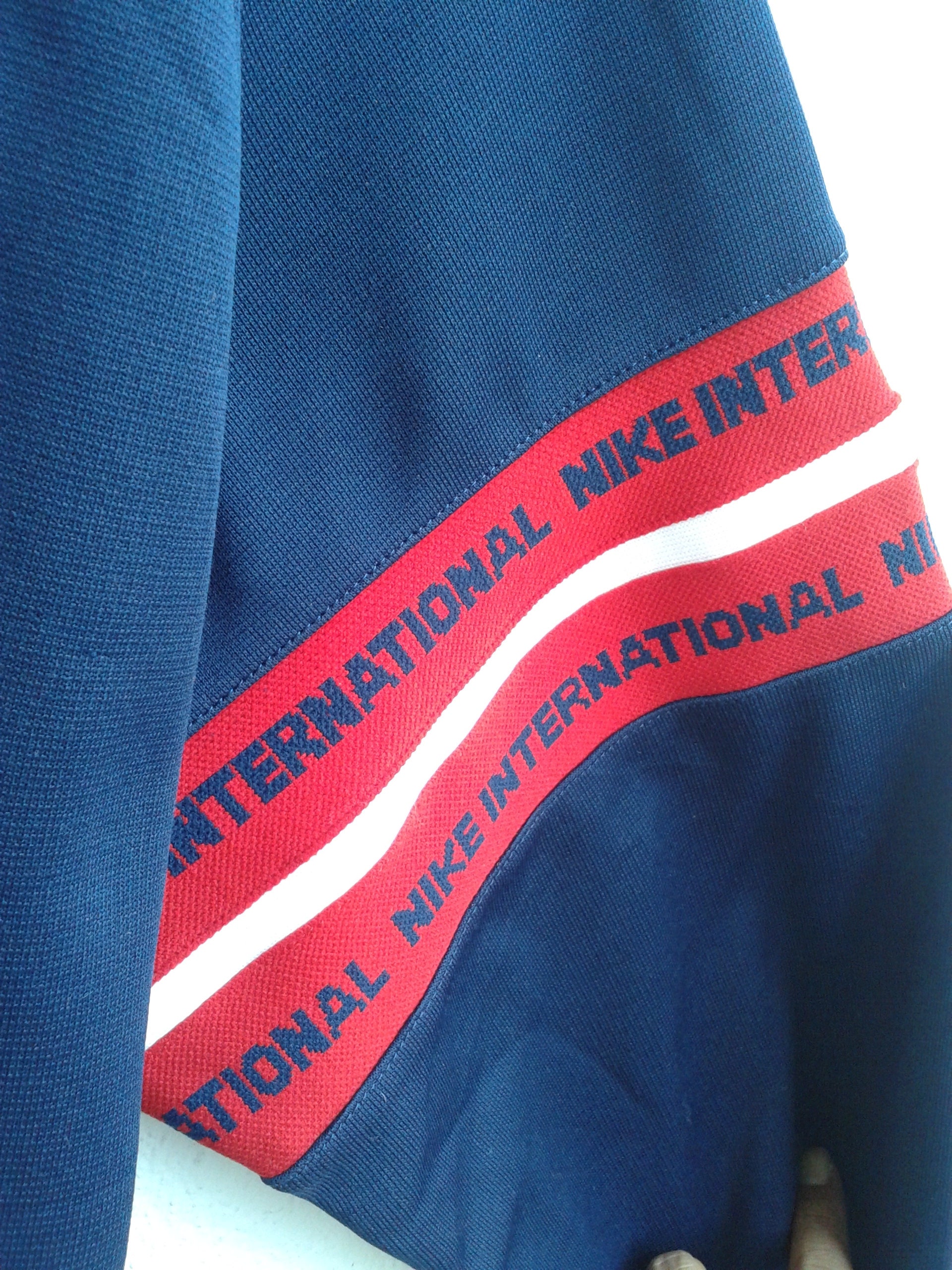ファッション人気ブランドランキング Retro 80s Nippon Blue Tag Nike International Jacket ウェア