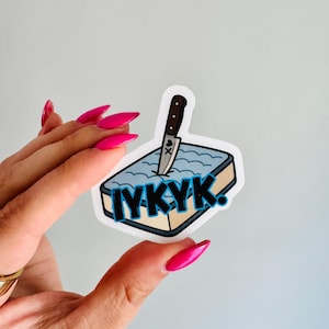 Lights Out IYKYK Sticker | Kindle Sticker | Gifts for Her | Dark Romance | Vinyl Sticker