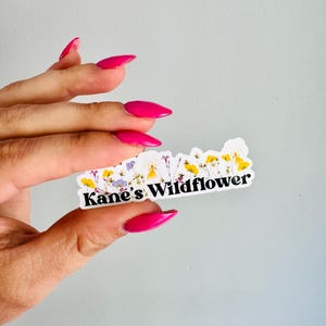 Kanes Wildblumen-Aufkleber | Kindle Sticker | Geschenke für Sie | Dunkle Romanze | Vinyl Aufkleber