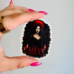 Silas&#39; &quot;Hex&quot; Sticker | Kindle Sticker | Gifts for Her | Dark Romance | Vinyl Sticker | Hollow Boys