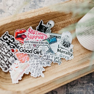Dark Romance Sticker COLLECTION | 10 Random Stickers | Smut | Gift for Her | Vinyl Sticker