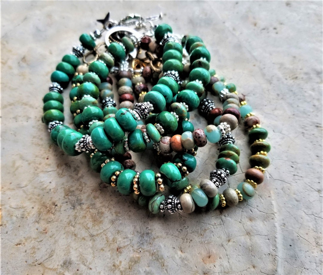 ターコイズブレスレット、シーオパールブレスレット、6バージョン