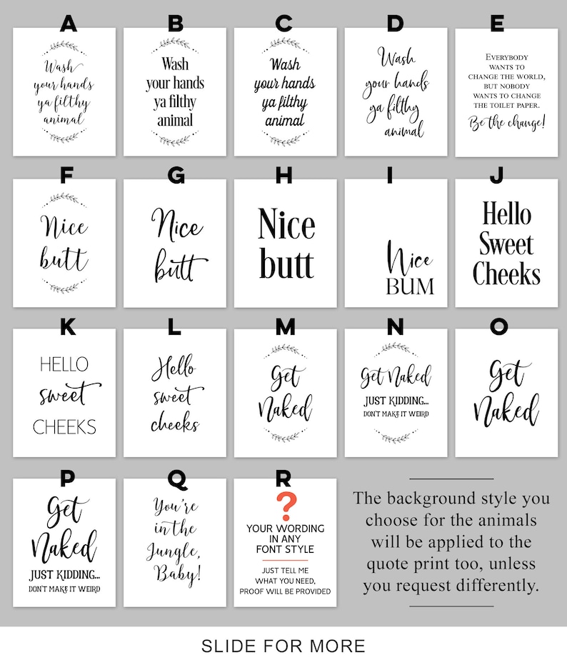 Baby Animal Prints, Neutral Nursery Decor, Safari, Farm, Woodland (Digital Download, Set of 6) image 9