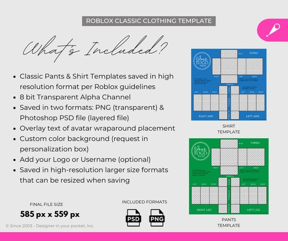 clothing templates roblox