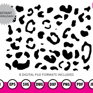 Gepard Print SVG-Dateien | Bundle Layered SVG, Cricut, Cut Dateien, Digitale Vektordatei | Beliebte SVG-Designs