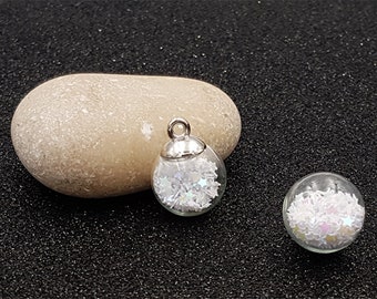 10 M.Hotfix Pailettenband Holo 4 mm Rot zum aufbügeln Kunststoff
