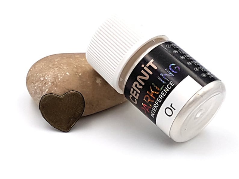 For polymer Cernit Sparkling gold interference mica powder