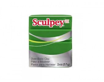 Clay Sculpey III Leaf Green green leaf 57g
