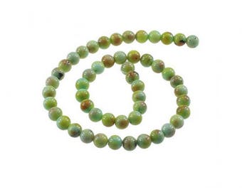 Lght Green Jade Beads Round Natural Gemstone Beads Sold by 15 nch
