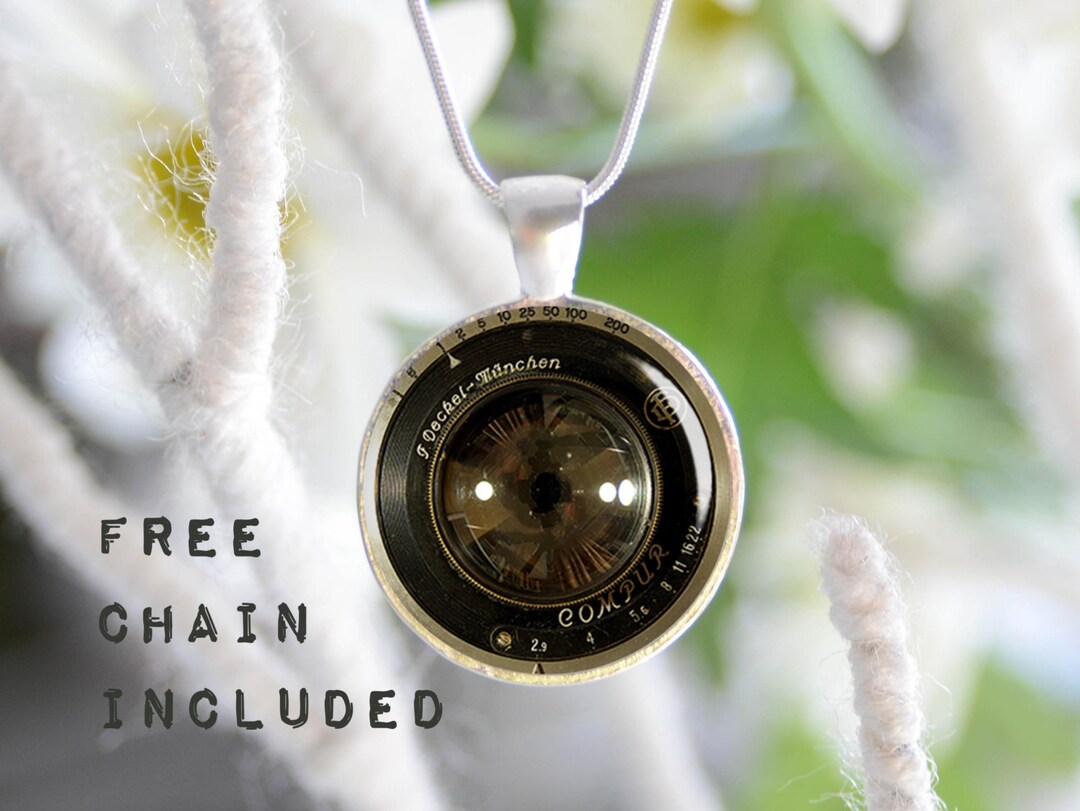 Kamera Objektiv Halskette - Fotografie Schmuck Für Fotografen