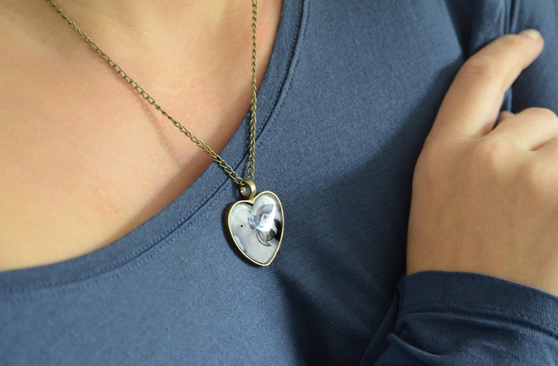 Location gift pendant Free matching chain is included. Marrakech heart shape vintage map necklace
