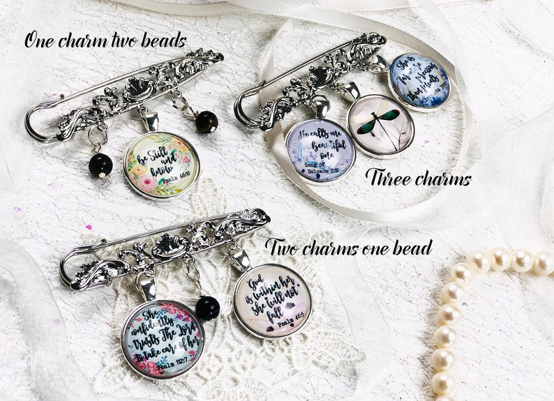 Tuxedo Memorial Photo Charm. Bridal Bouquet Pin. Groom Memorial Lapel Pin. Wedding Bouquet Photo Charm. image 3