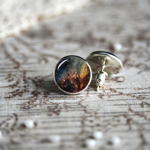 Van Gogh The Starry night adjustable ring, antique silver or antique bronze. Choose your finish image 6