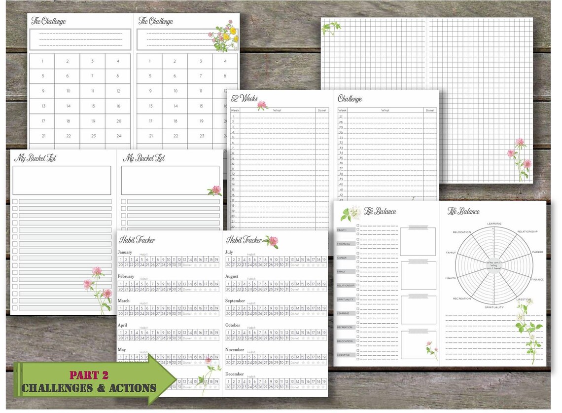 Field Notes planner printable insert travelers notebook pocket Etsy