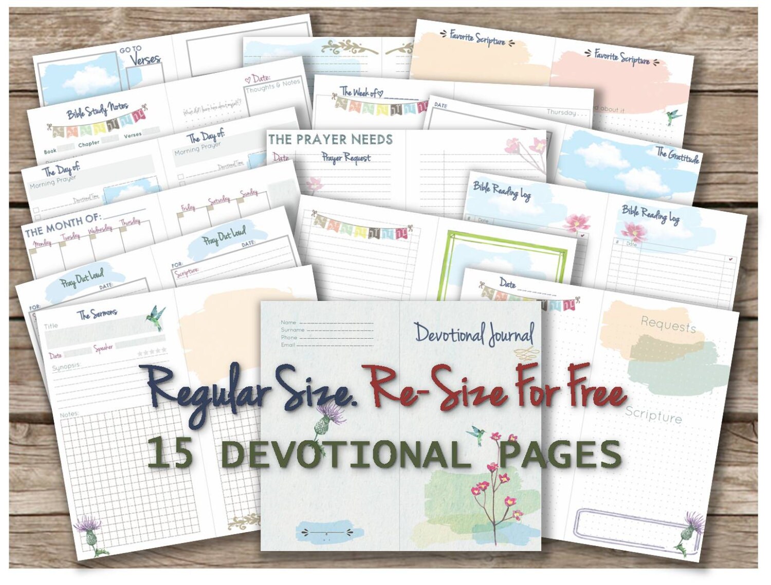 Bible study printable journal verse journaling devotional | Etsy