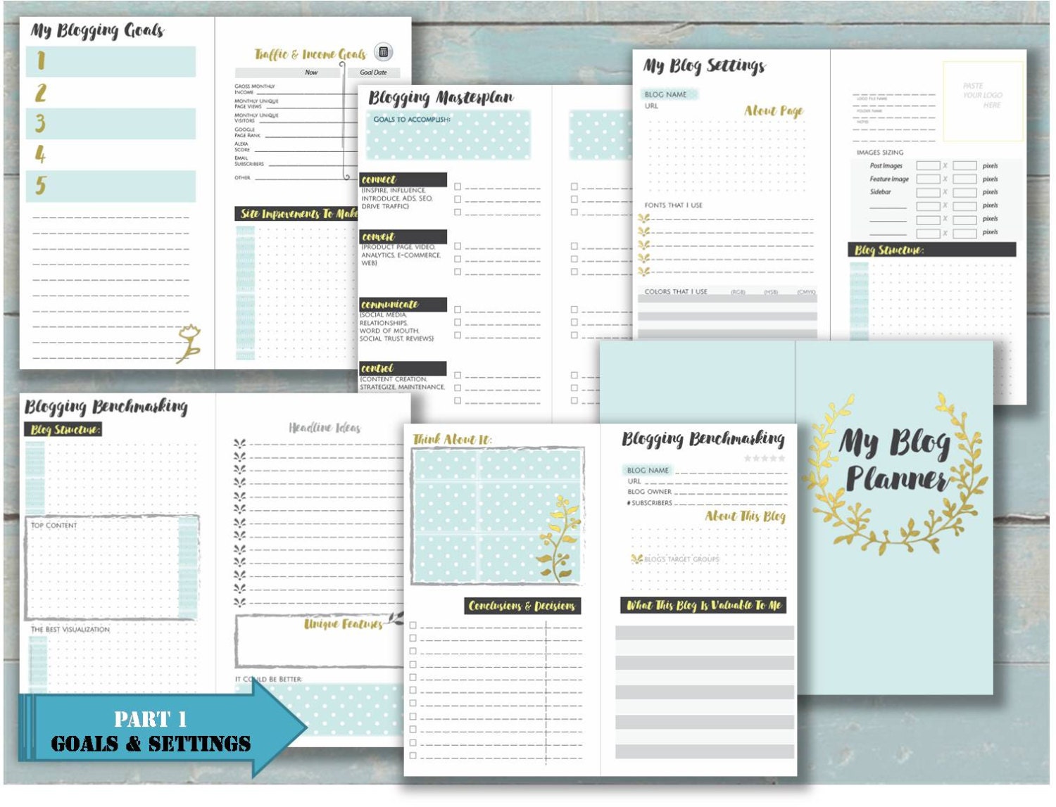 Planner inserts a5 printable binder pages bundle a5 weekly Etsy