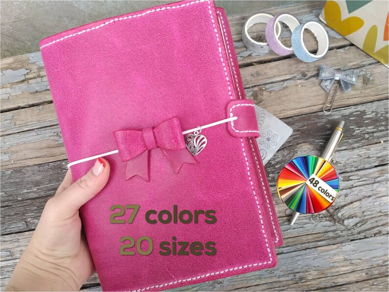 B5 notebook cover chunky leather travelers notebook journal Etsy