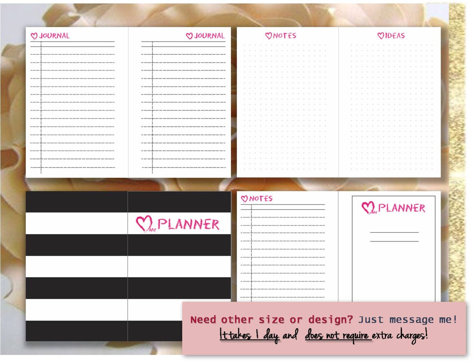Pocket planner inserts pocket size filofax calendar printable Etsy