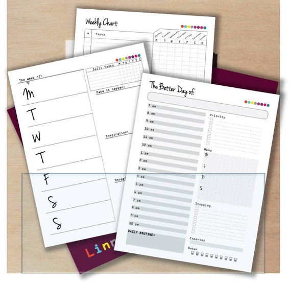 printable planner pages personalized hourly monthly appointment book agenda custom with daily planner docket minimalist _any re size is free custom day planner template
