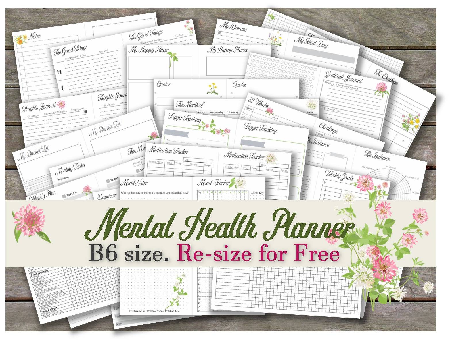 This is a graphic of Irresistible Free Printable B6 Inserts This is a graphic of Irresistible Free Printable B6 Inserts