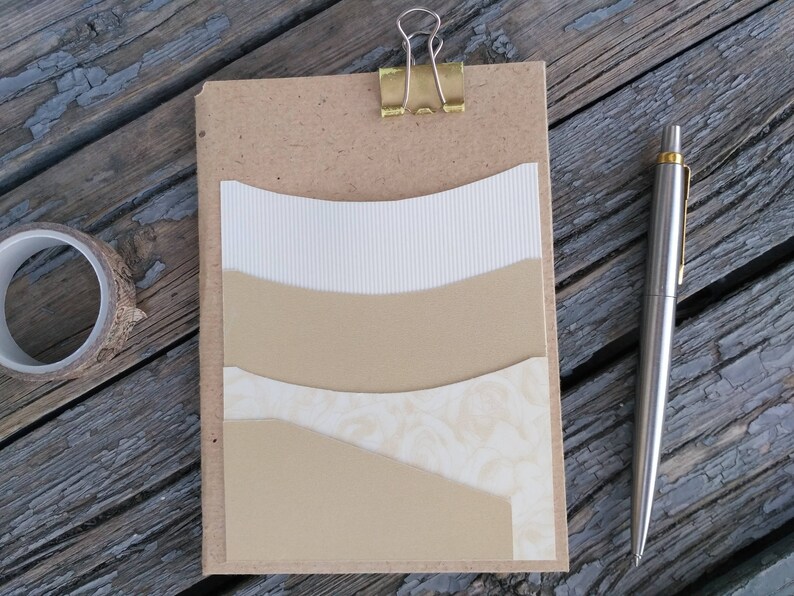 Traveler's notebook folder foldout file pockets insert tn Etsy