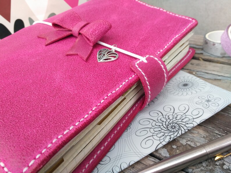 B5 notebook cover chunky leather travelers notebook journal Etsy