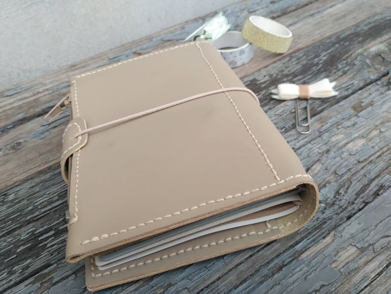 A6 planner cover travelers notebook hobonichi journal genuine etsy
