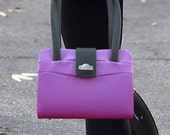 Bagabook Purple and Black Design Classic Collection, Handbag Purse Style Book Journal Bible Notebook Cover Carrier
