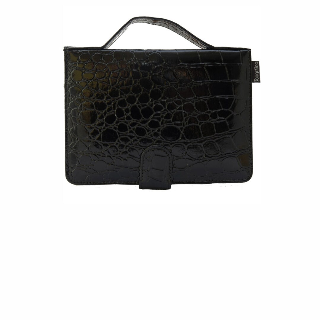 Kindle 6 Inch Ebook Reader Cover Case Bagabook Trendy Black Croc Design