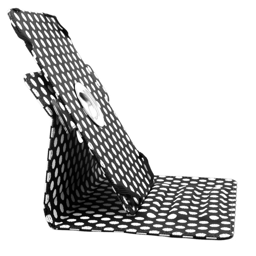 Mini iPad 7 Tablet Case Black and White Polka Dot Bagabook With Carry Handle for Easy Use. Etsy