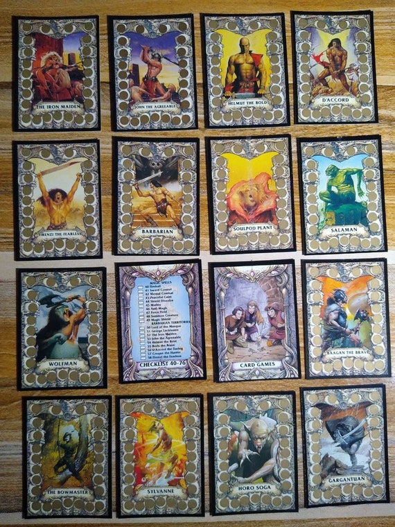 1993 Steve Jackson's Merlin Battle Cards (loose) - Etsy