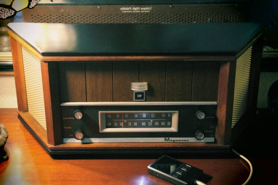 vintage radio speaker