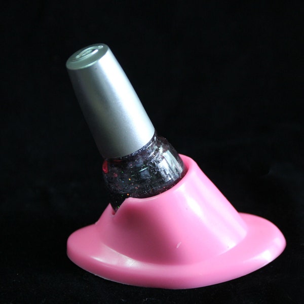 Nail Polish Bottle Holder stand tilted tool nail art manicure silicon acrylic uv gel