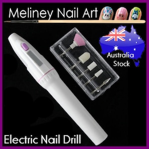 Electric nail drill Art File Buffer Shaper Manicure Sanding Tools Tool Nails Set 5 Bit Battery operated salon supply