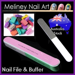 Nail Buffer files stick block nail art manicure mini small  acrylic gel uv tool sanding buffer professional